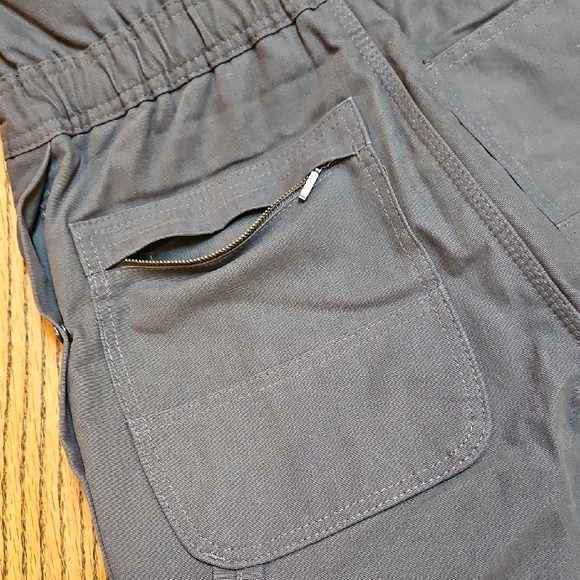 Berne Women's Softstone Duck Insulated Bib Overalls Gray Size Small Short - Picture 6 of 12